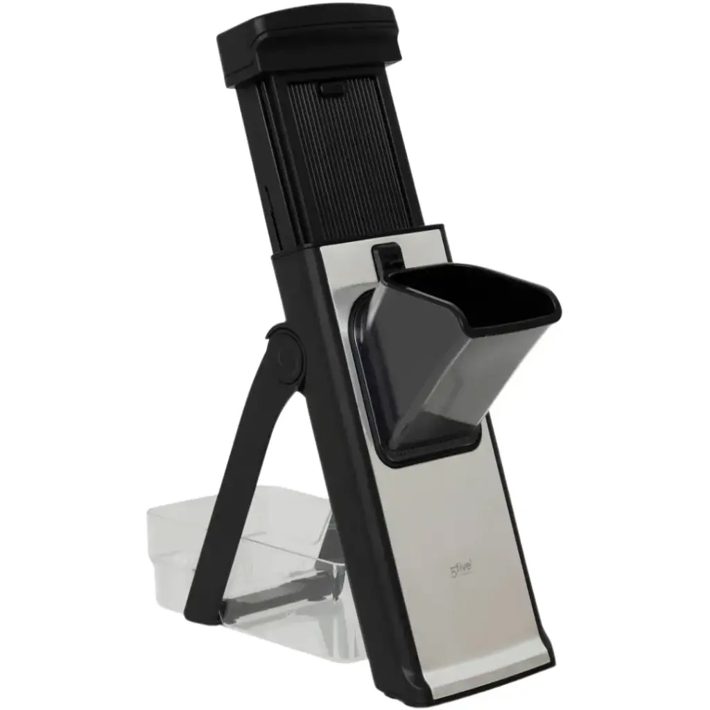 Silver Pro Piston Mandoline Black