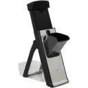 Silver Pro Piston Mandoline Black