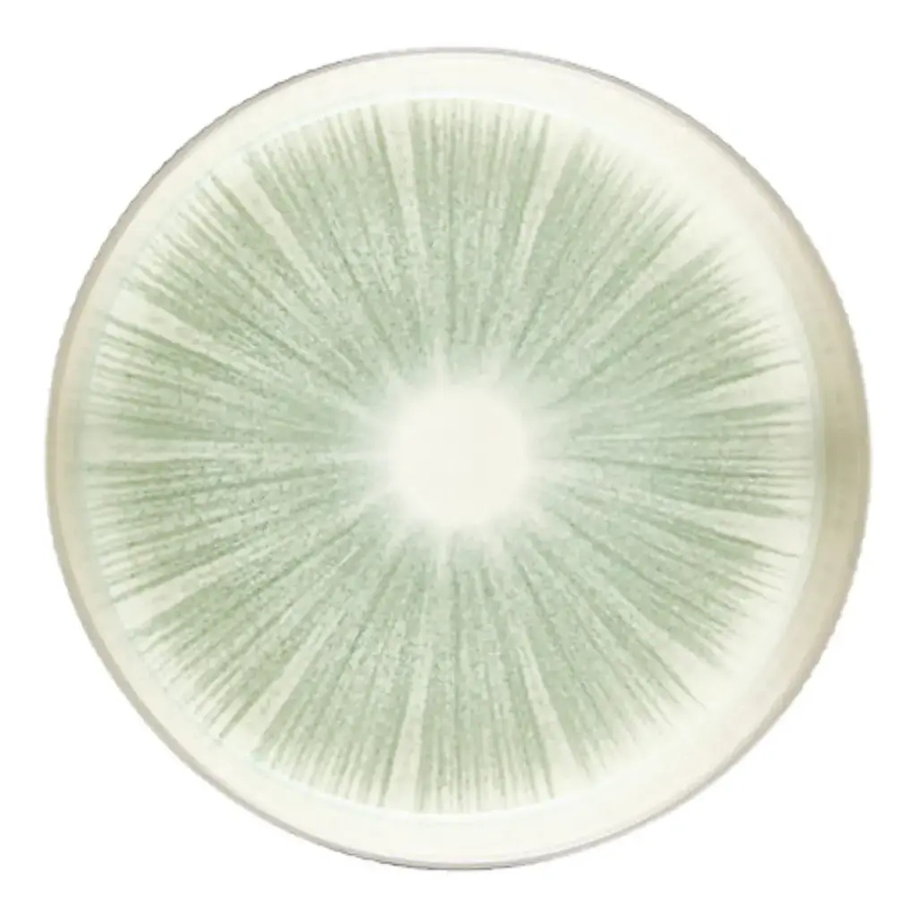 Eva Deep Plate Green