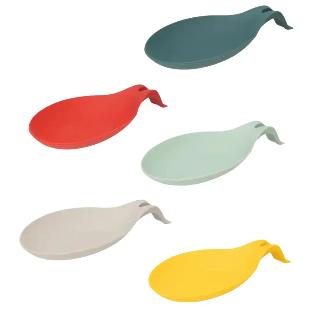 Silicone Spoon Rest Assorted 1pc