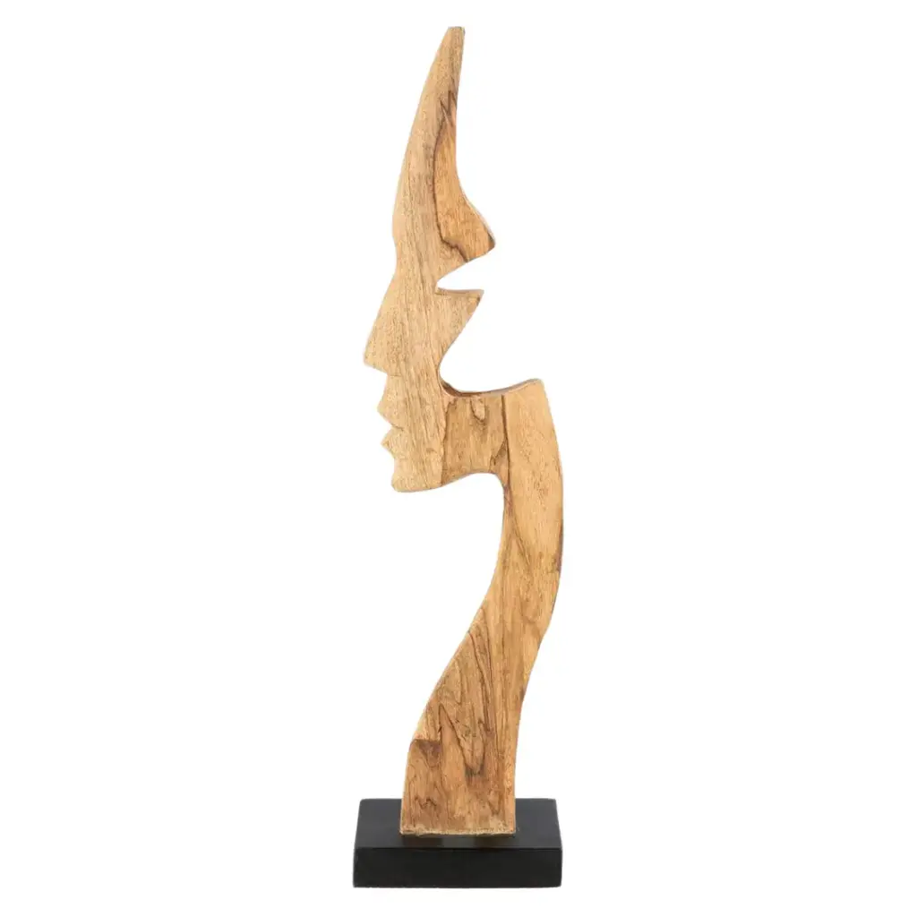 Silhouette Face Sculpture 25in