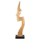 Silhouette Face Sculpture 25in