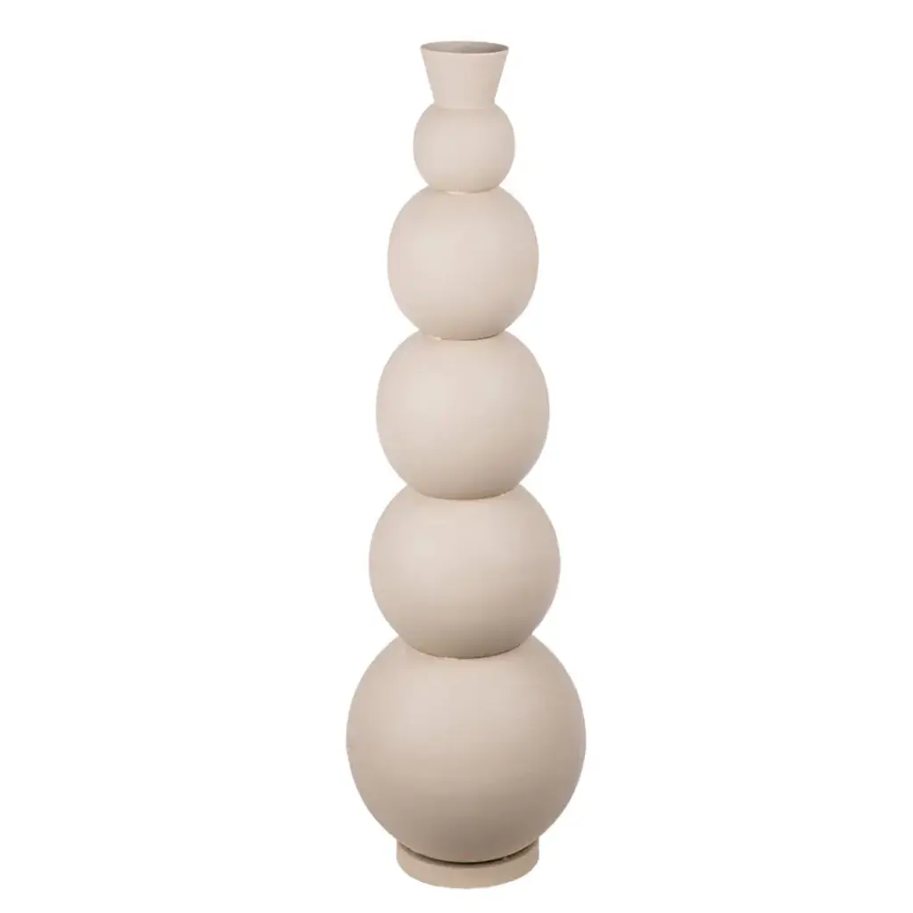 Bubble Floor Vase Gray 44in