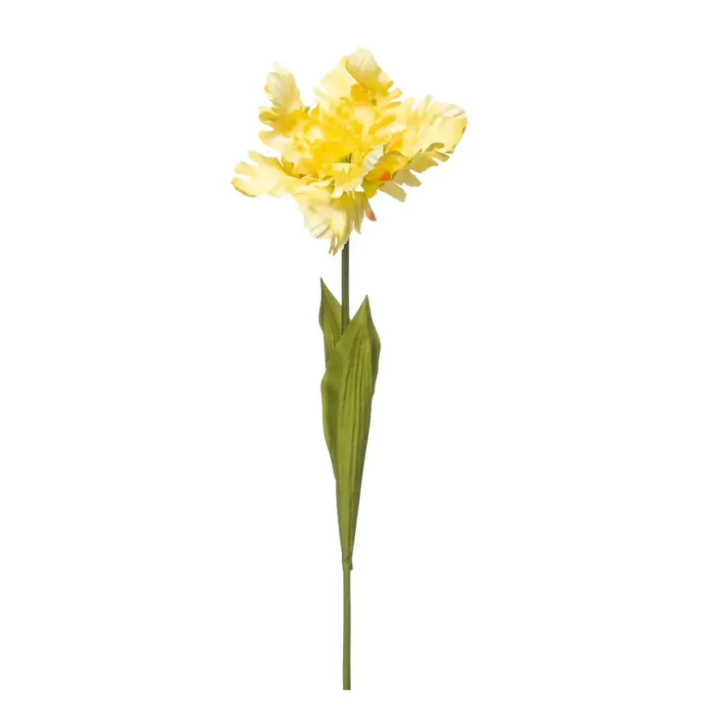 Tulip Parrot Spray Yellow 27in