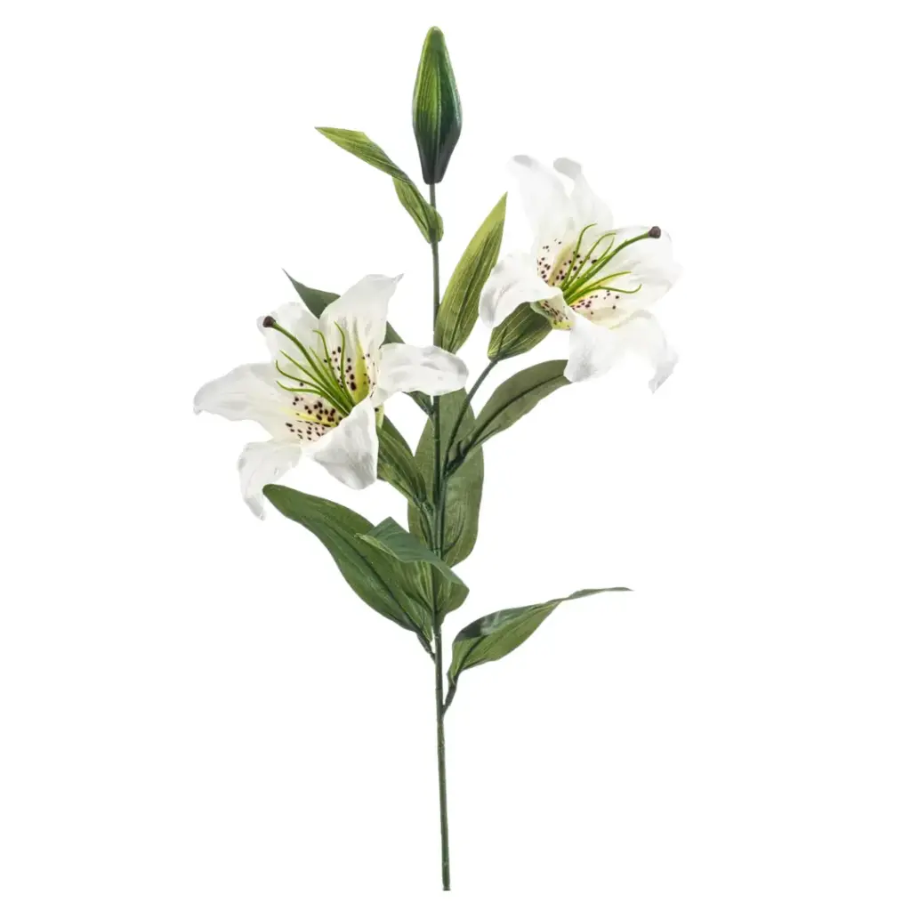 Lily Spray White 33.5in