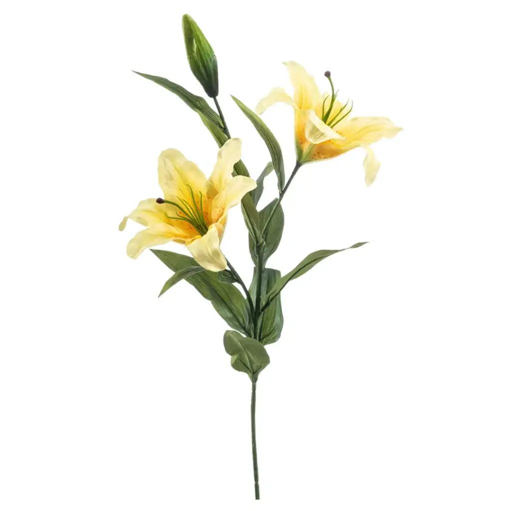Lily Spray Yellow 33.5in