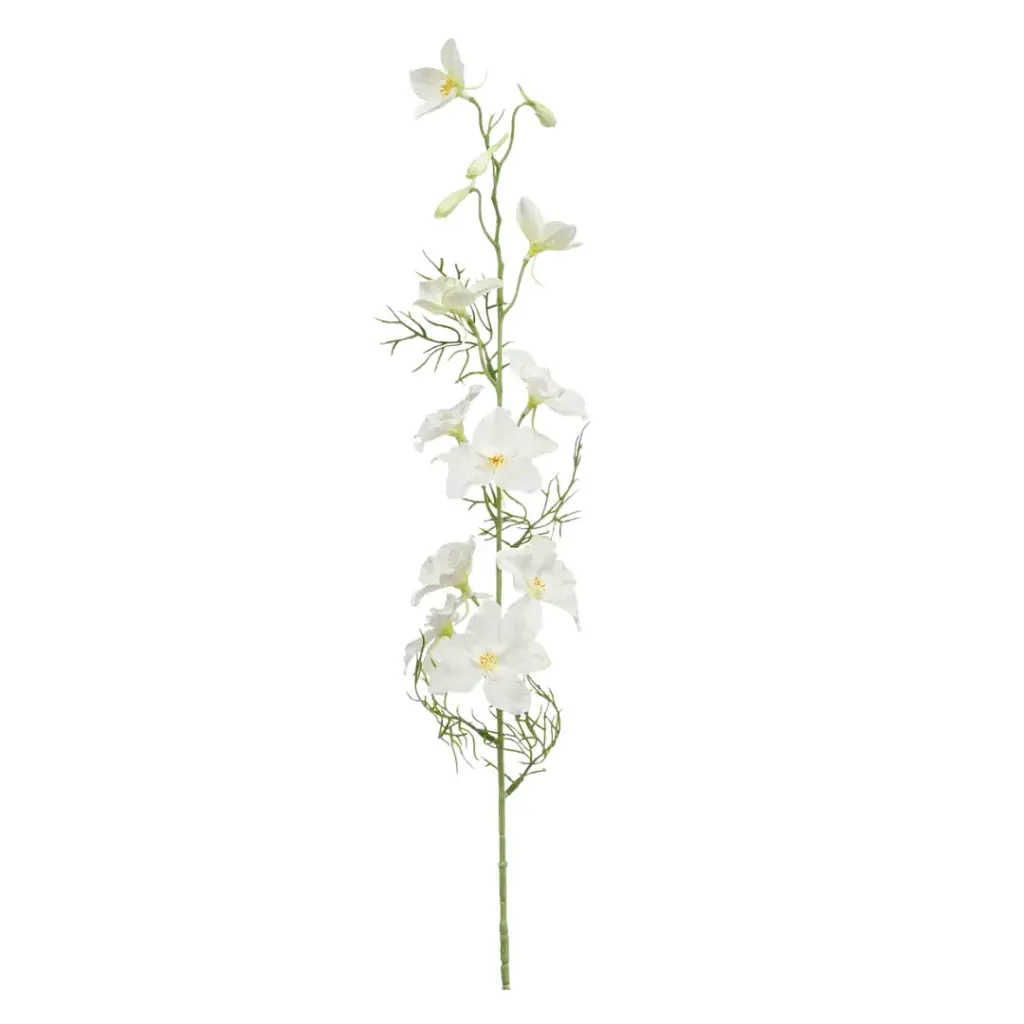 Delphinium Spray Cream 34.5in