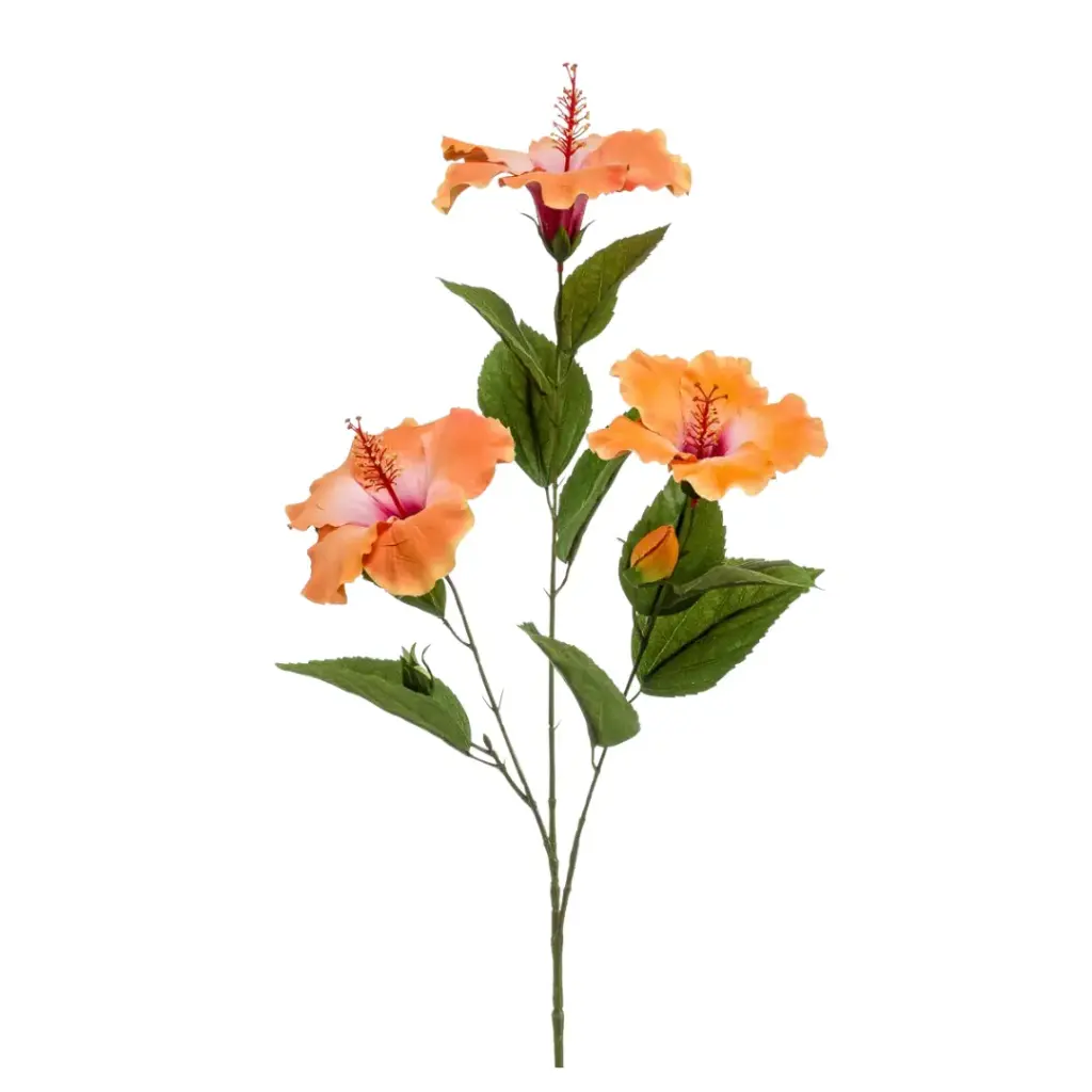Hibiscus Spray Orange 32in