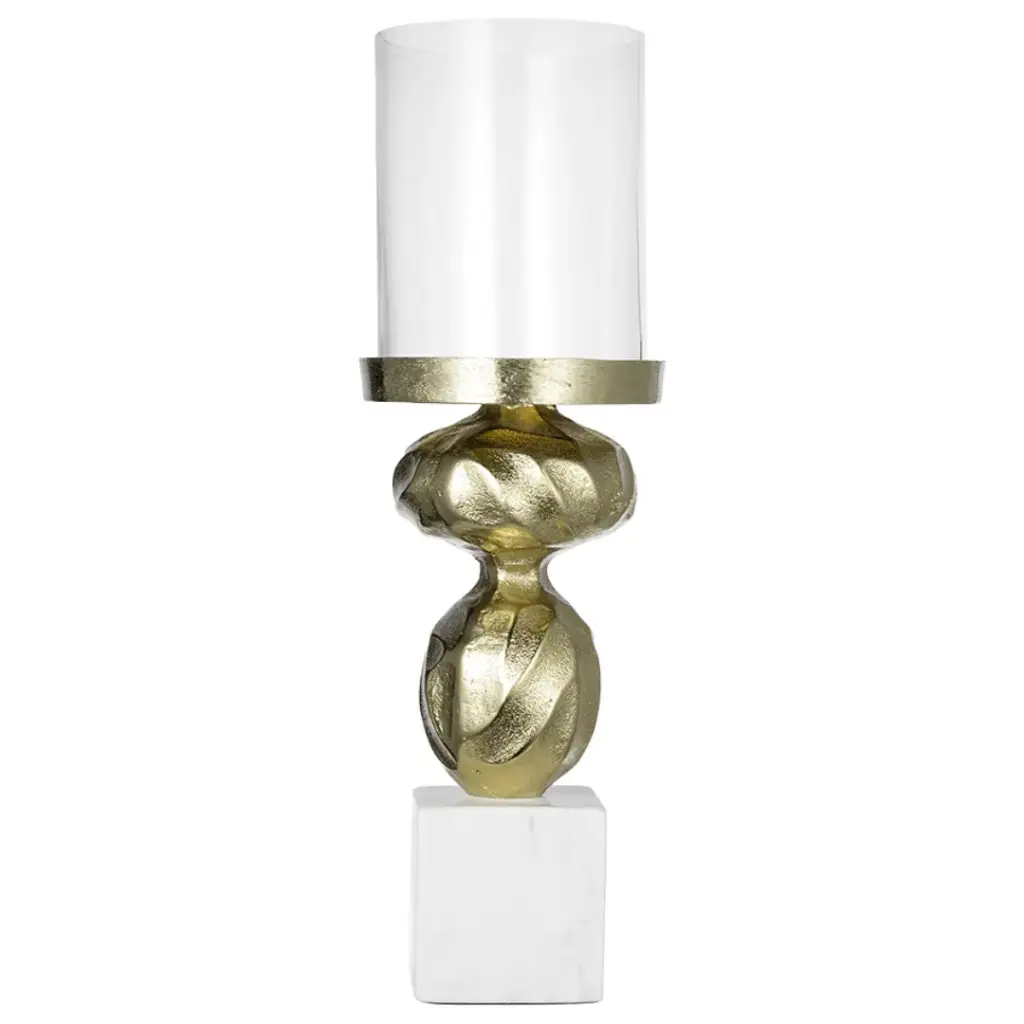 Diamond Stem Hurricane Gold & White 14in