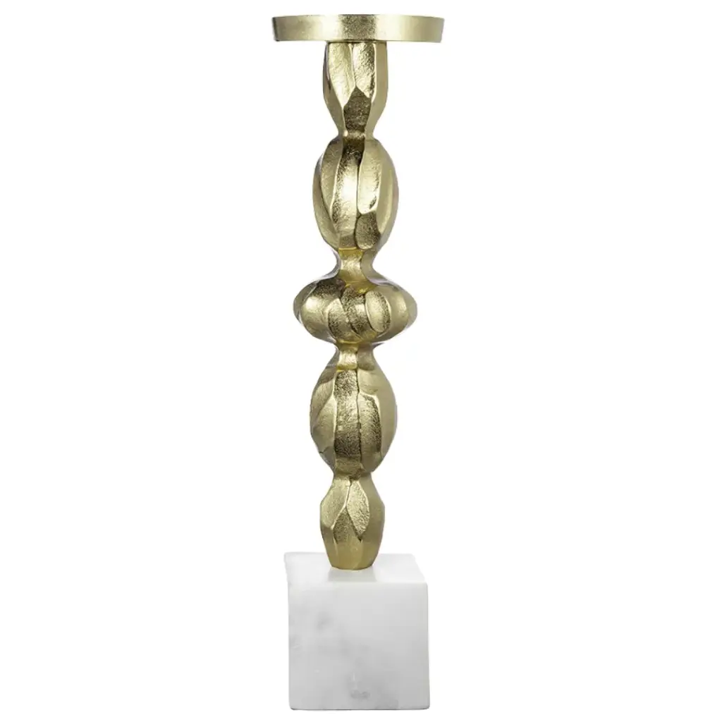 Diamond Stem Hurricane Gold & White 17in