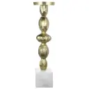 Diamond Stem Hurricane Gold & White 17in