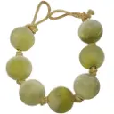 Glass Garland Green 39in