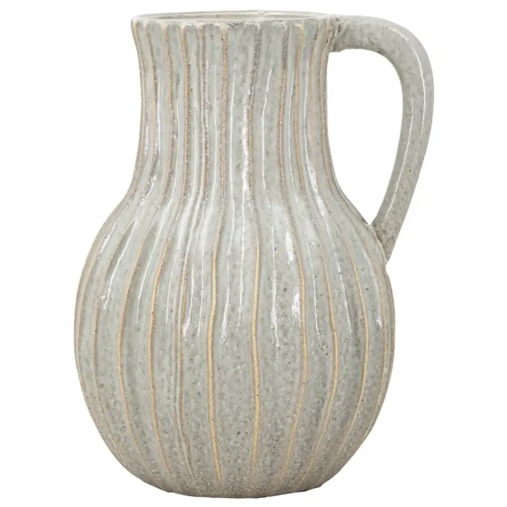 Ceramic Textured Vase 12in
