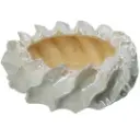 Reactive Glaze Wavy Bowl 15.5x6in