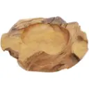 Natural Teak Bowl 15x6in