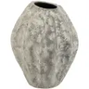 Terracotta Vase Rustic Grey 11x14in