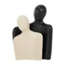 Paper Mache Couple Figurine 2pc