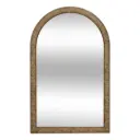 Ethel Arched Wall Mirror Brown 46in