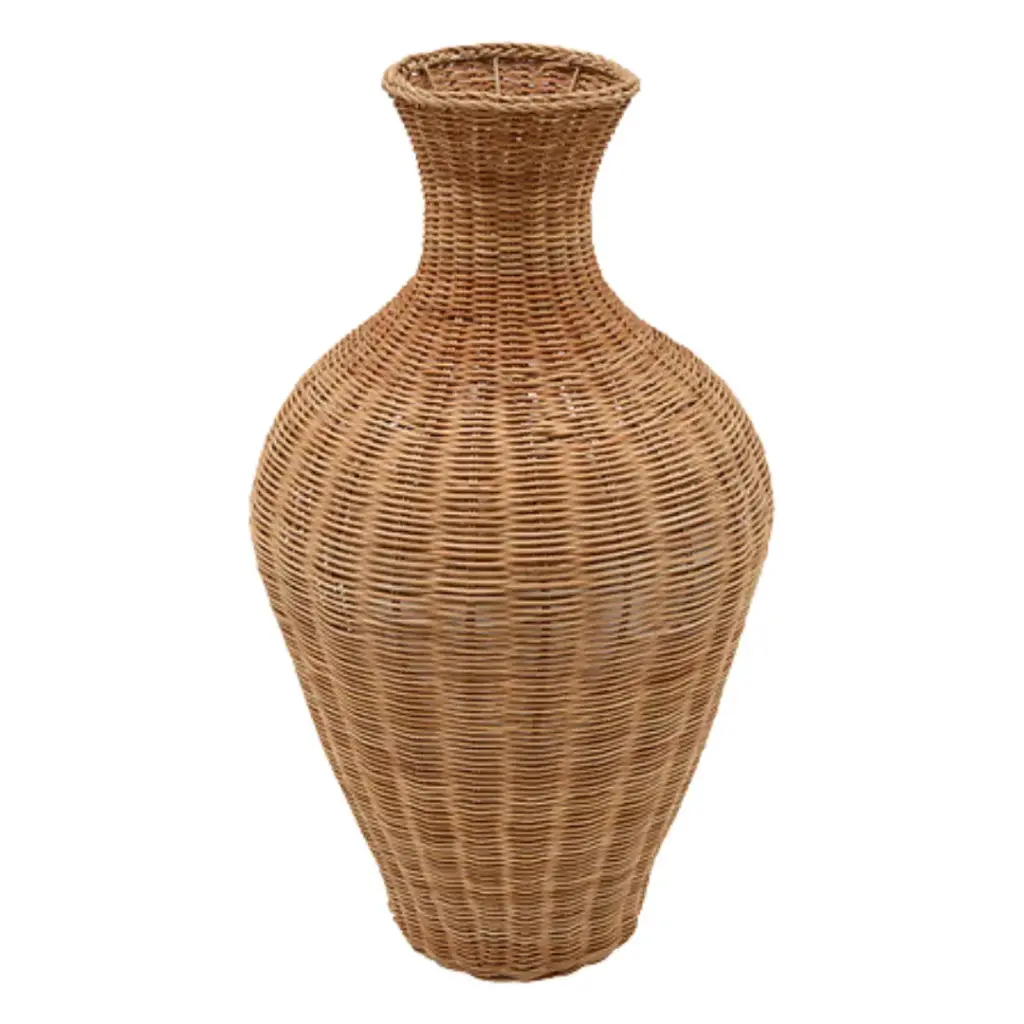Melia Rattan Vase 28in