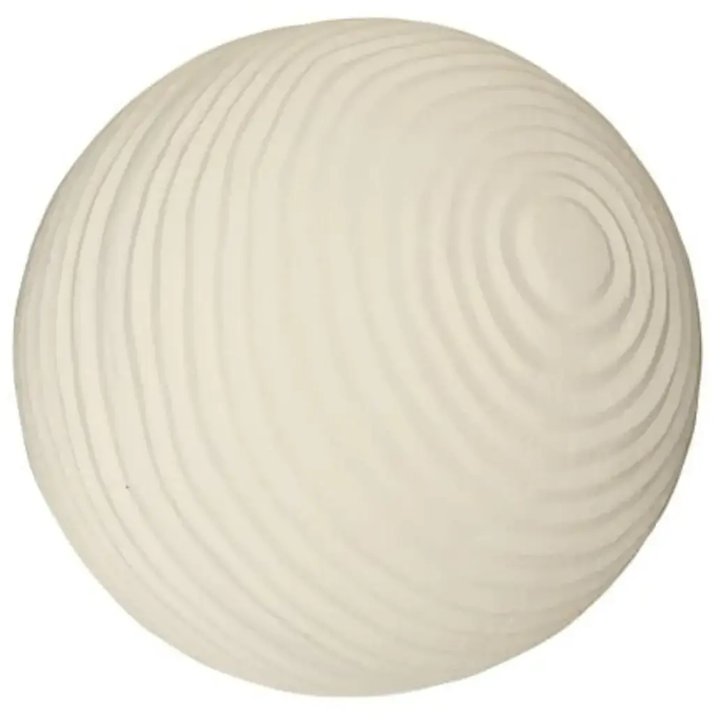 Decorative Outdoor Ball Accent White 13in