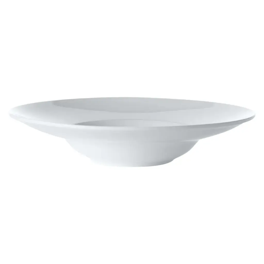 Deep Serving Platter White 12in