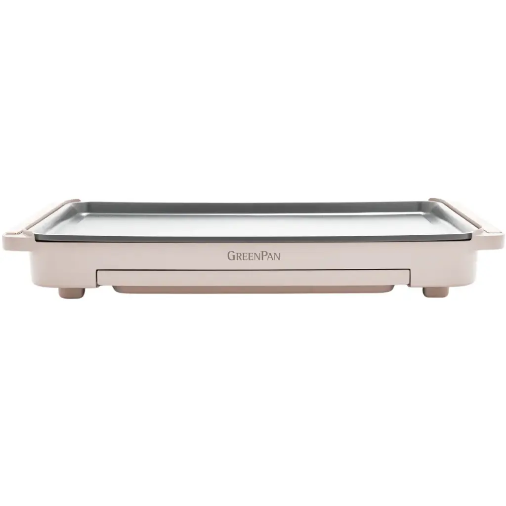 GreenPan Advanced Griddle with Warming Drawer Clay
