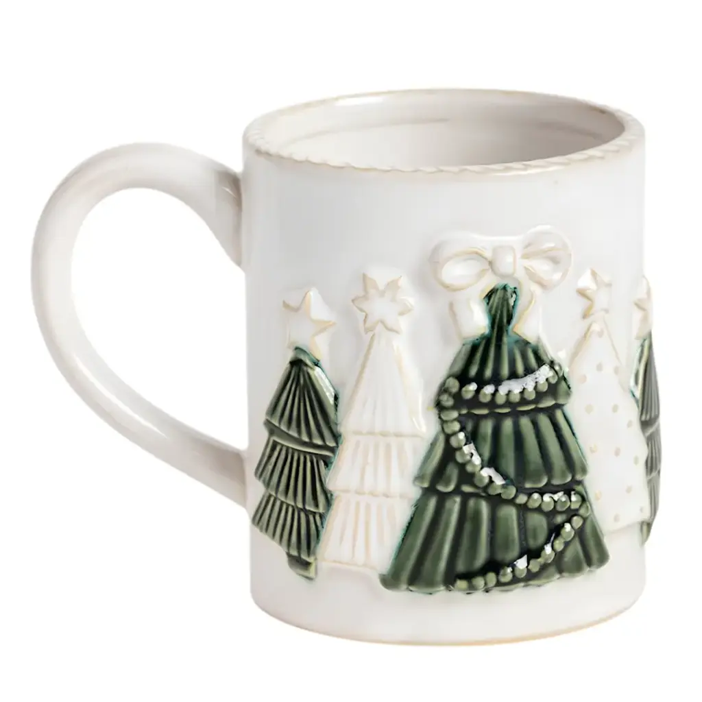Tree Christmas Mug White