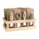 Ceramic Christmas Spreader White Assorted 1pc