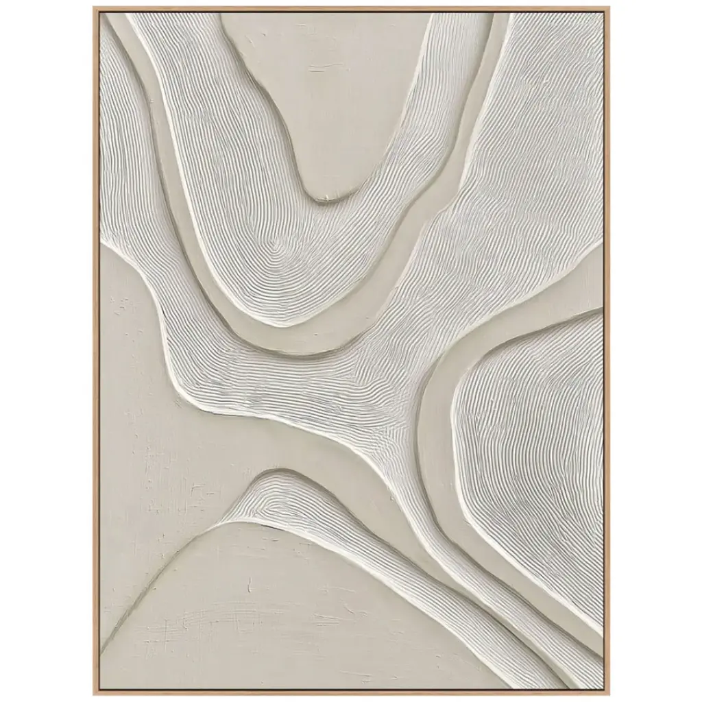 Silent Terrain I Textured Wall Art 30x40in