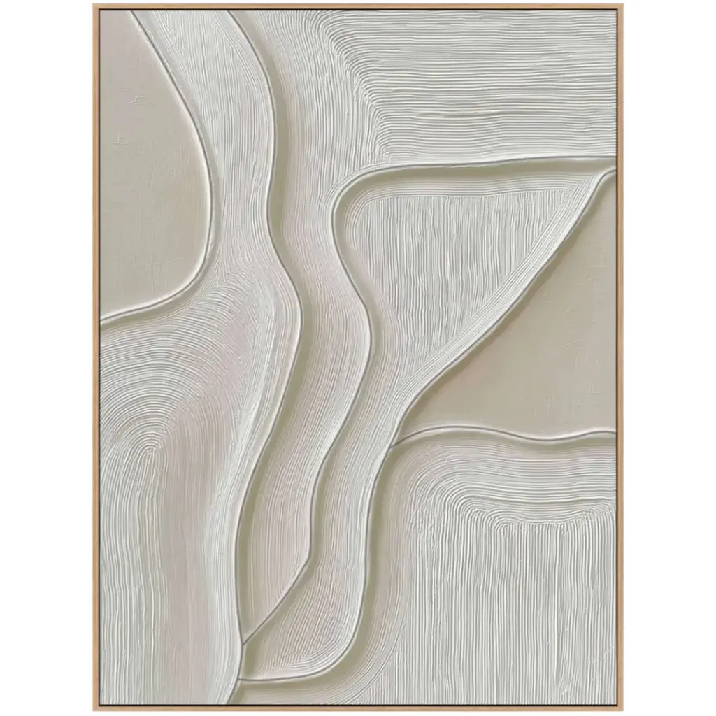 Silent Terrain II Textured Wall Art 30x40in