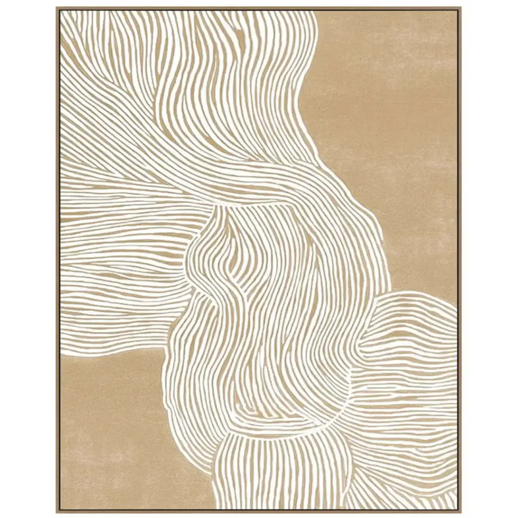Desert Whisper Textured Canvas Art 40x50in