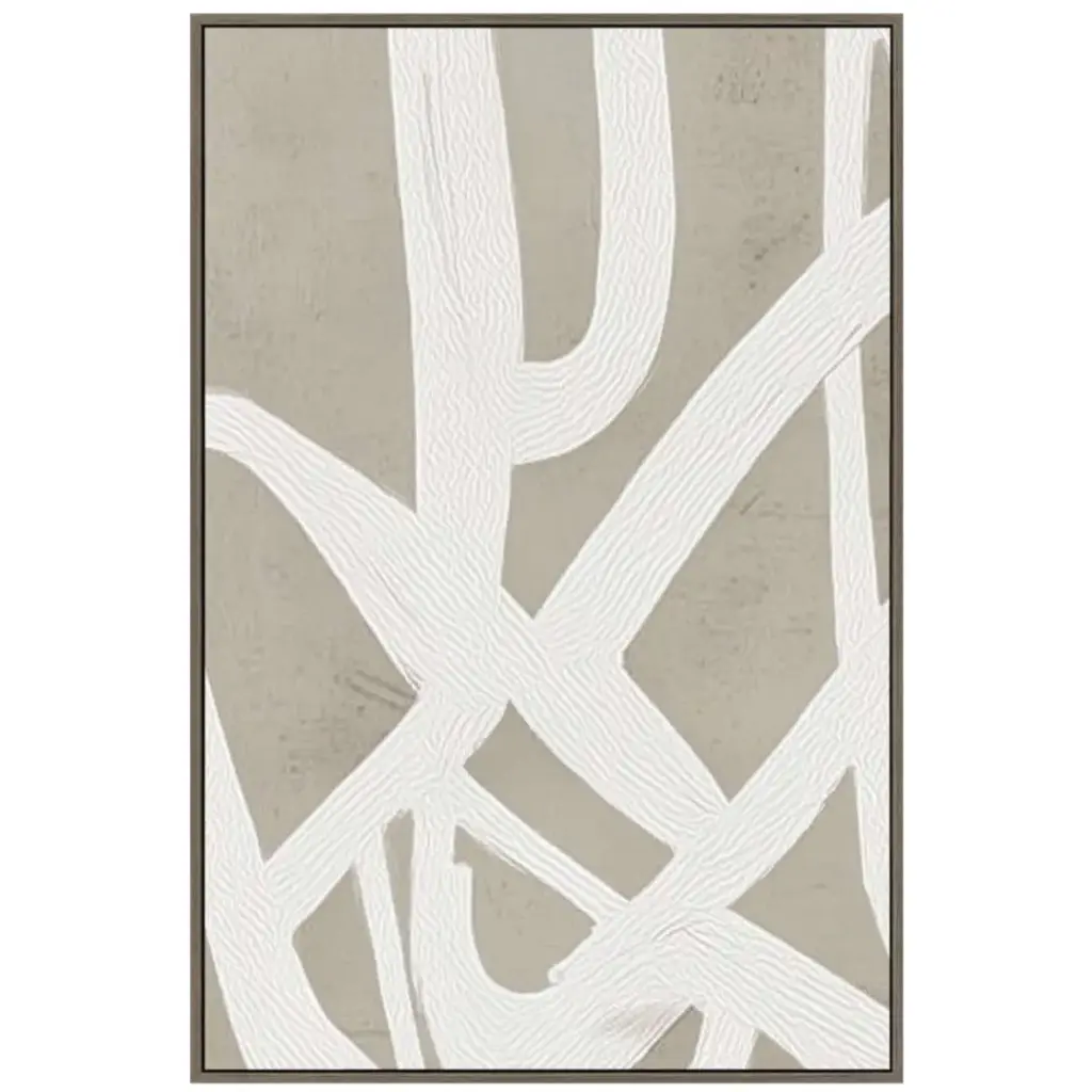 Quiet Gesture II Framed Canvas Art 24x36in
