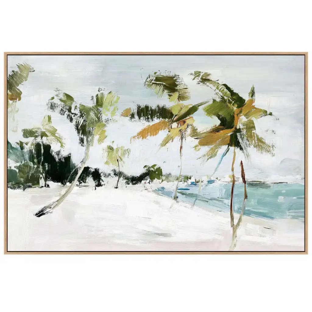 Trade Winds II Framed Canvas Art 36x24in