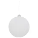 Glittered Ornament White Extra Large 6in