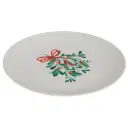 Poinsettia Porcelain Dessert Plate 8in