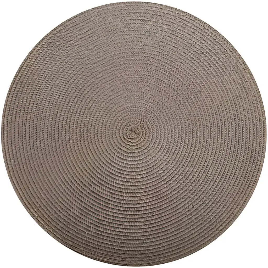 Round Placemat Taupe