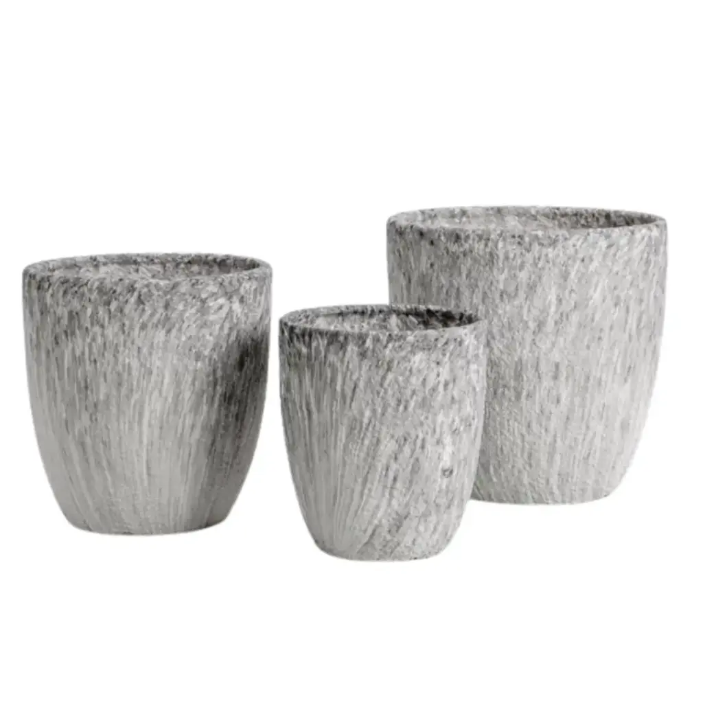Vinson Planter Set Grey 3pc