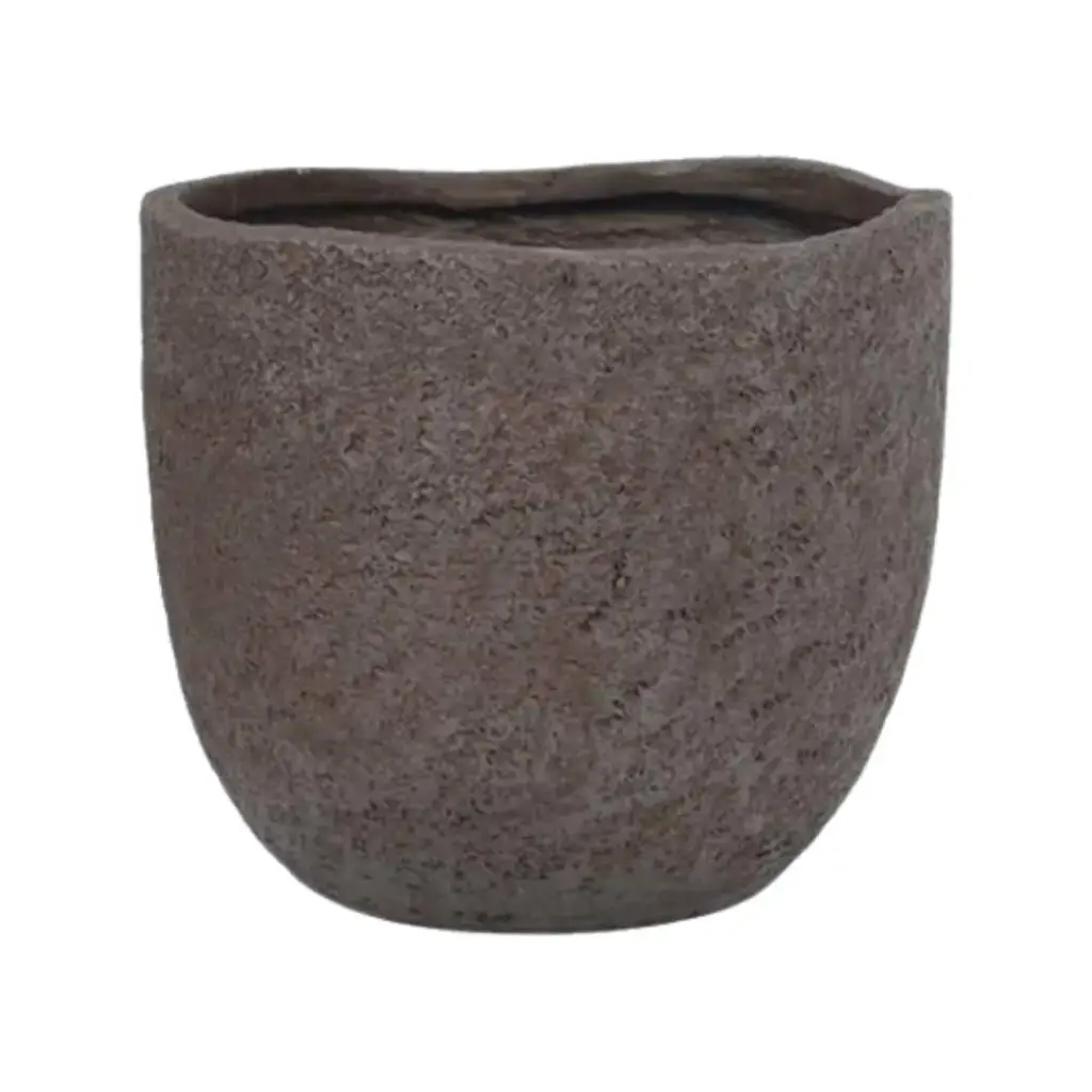 Solin Planter Brown 15x13in