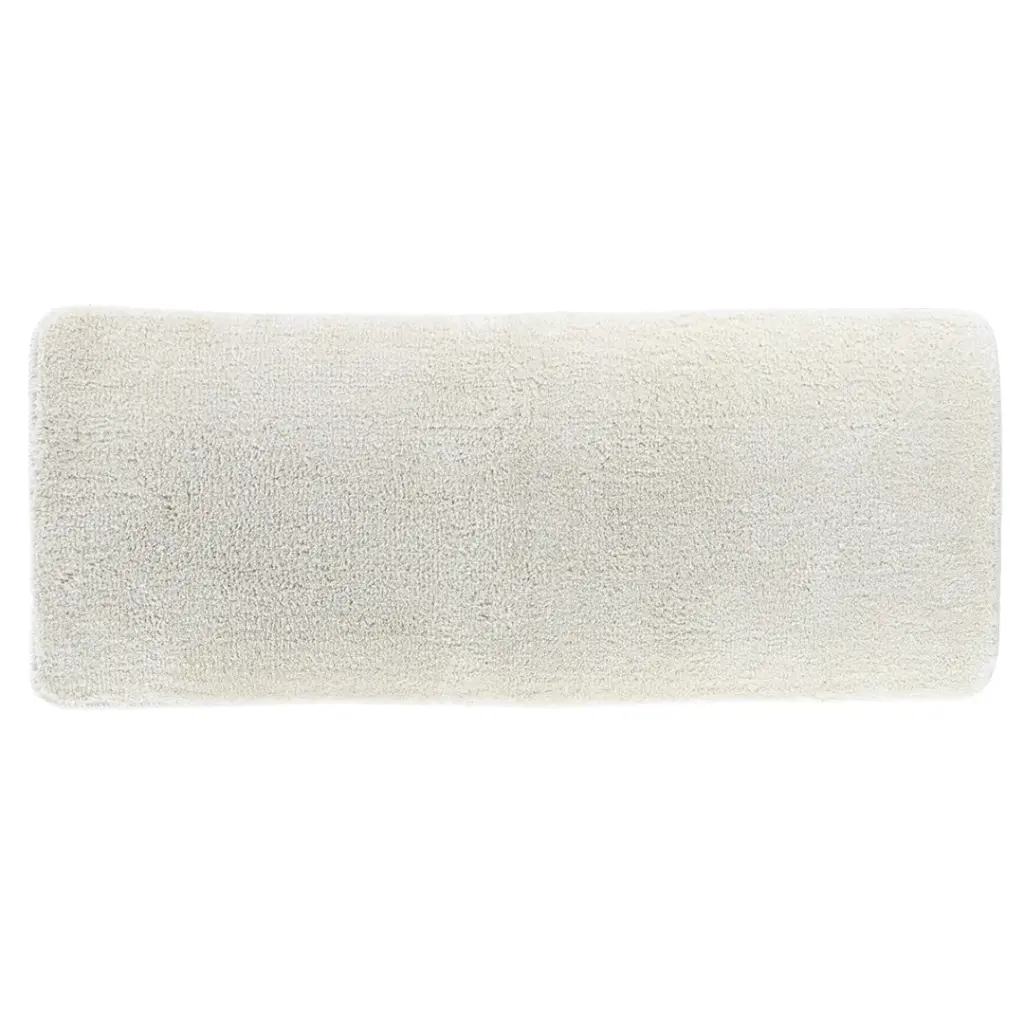 Double Basin Microfiber Bath Mat Natural 20x47in