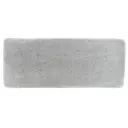 Double Basin Microfiber Bath Mat Light Grey 20x47in