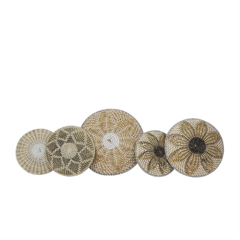 Seagrass Wall Décor 5pc