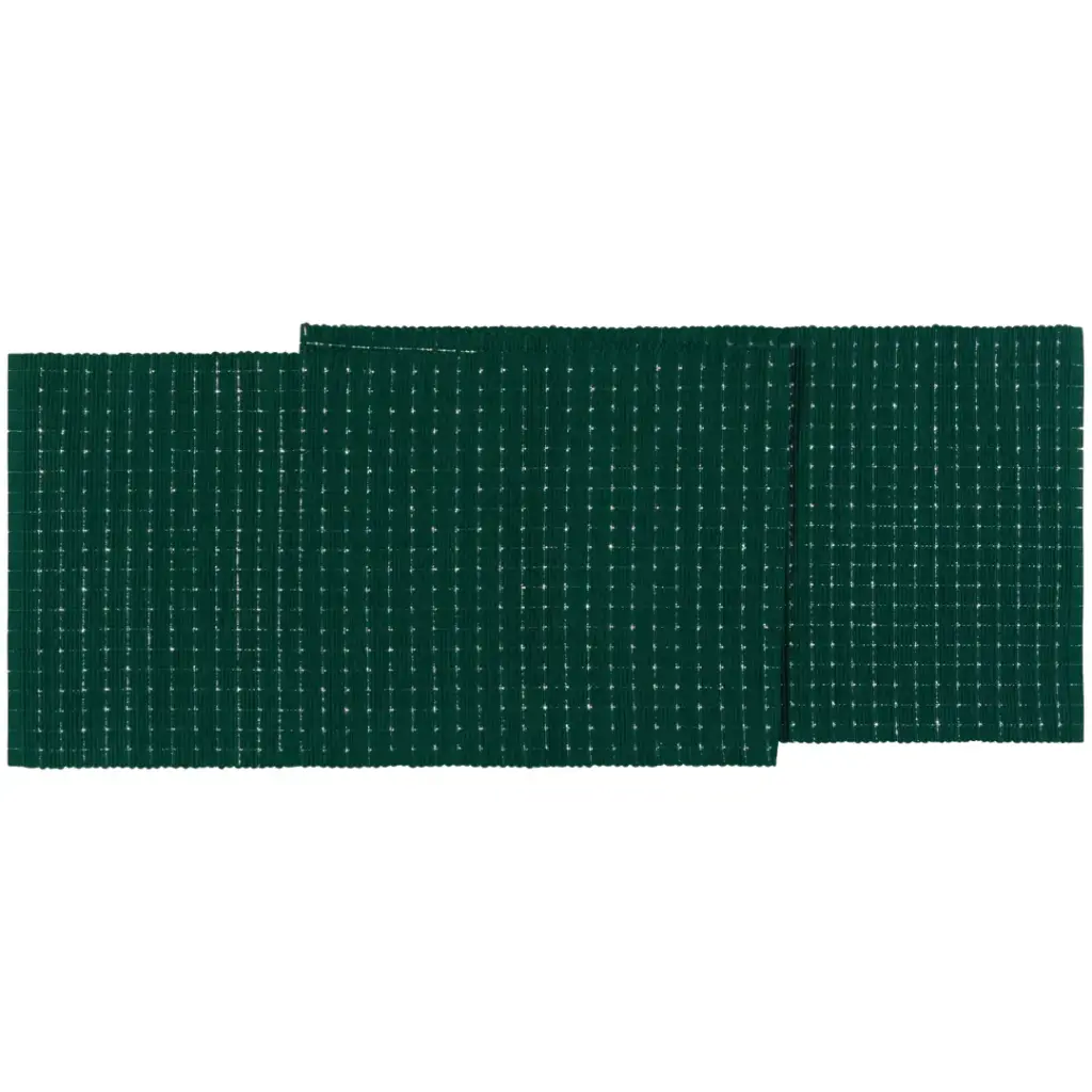 Spruce Cotton Ribbed Runner