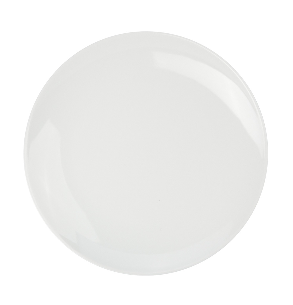 Coupe Salad Plate White 8in