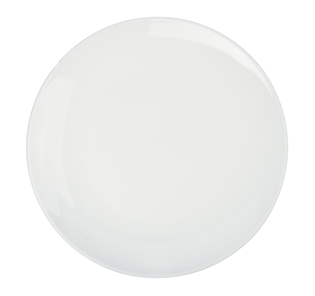 Coupe Dinner Plate White 10in