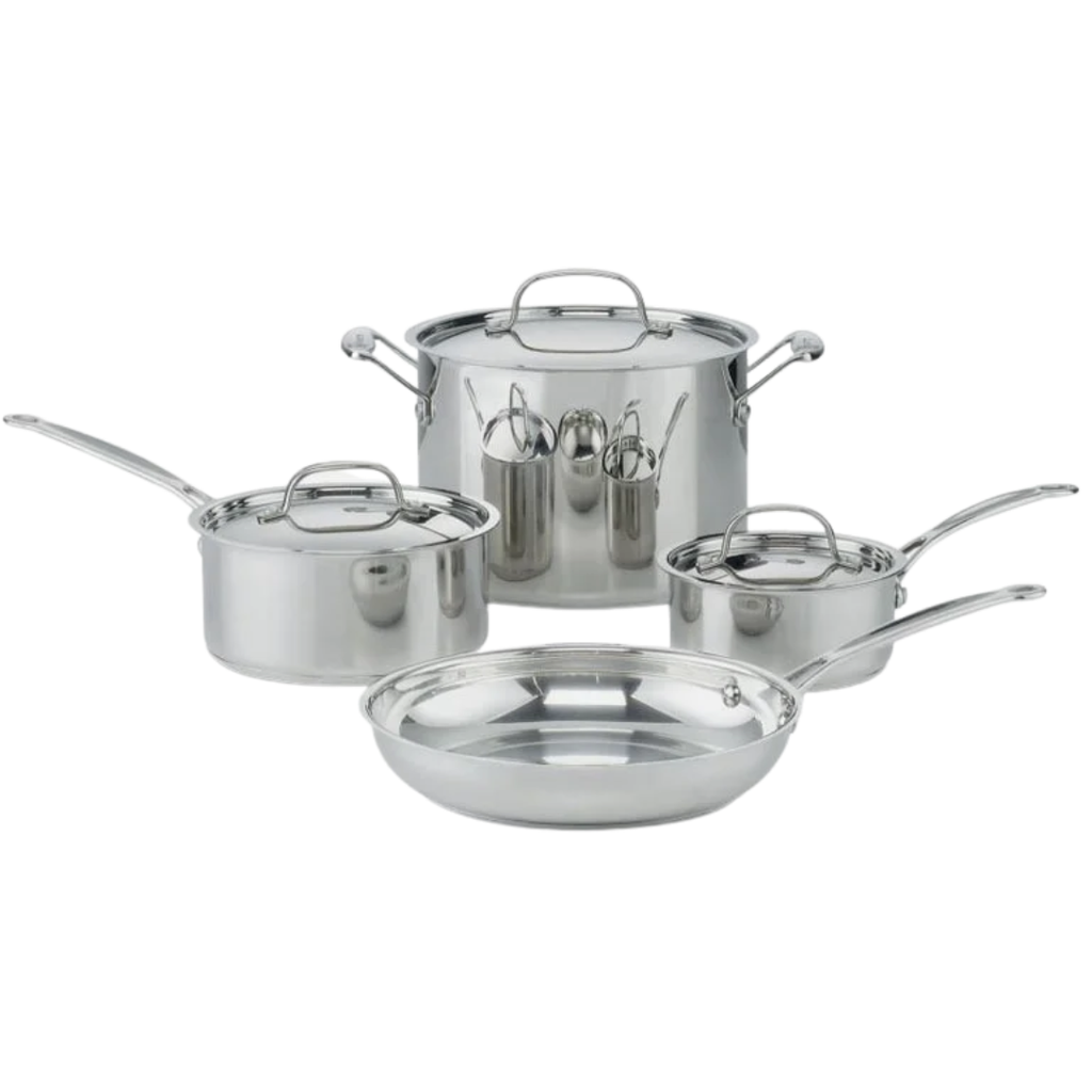 Cuisinart Chef's Classic Stainless Steel Cookware Set 7pc