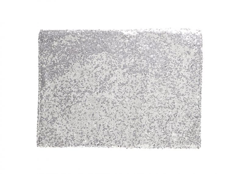 Luxe Sequin Placemat Silver