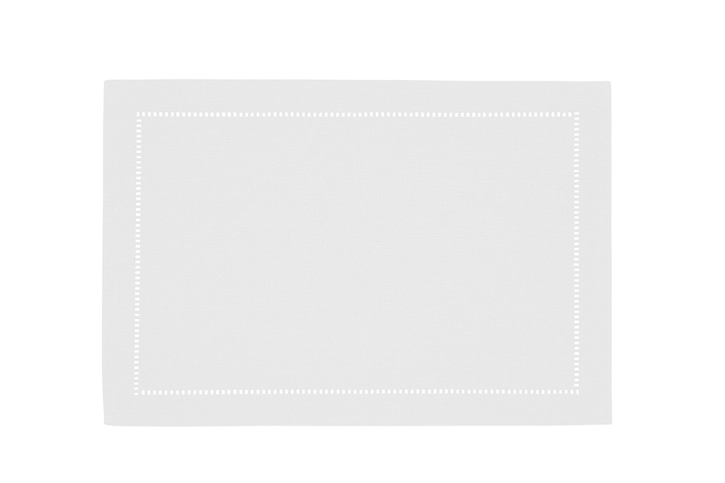 Hemstitch Placemat White