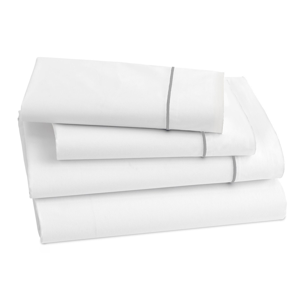 Lagos King Flat Sheet Silver