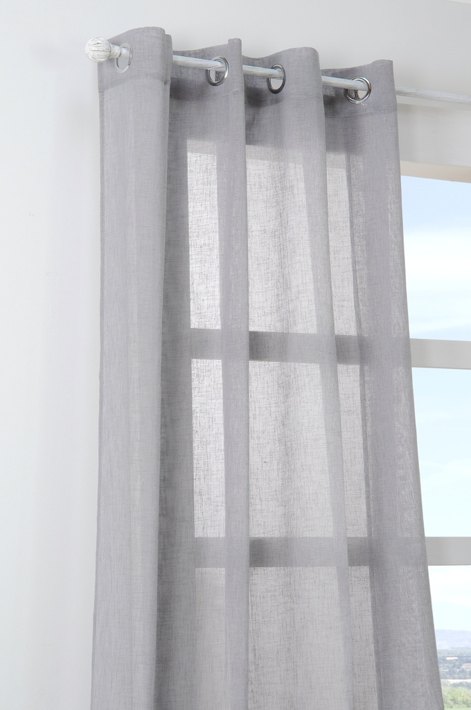 Paloma Sheer 102in Grey