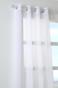 Paloma Sheer White 102in